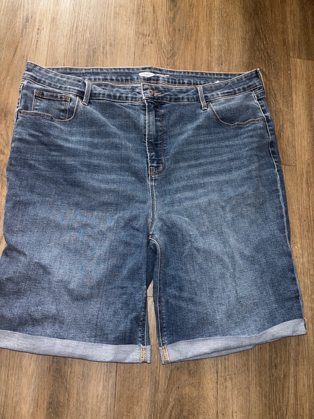 Old Navy Men's Relaxed Blue Denim Shorts